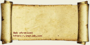 Anita Rakanović vizit kartica